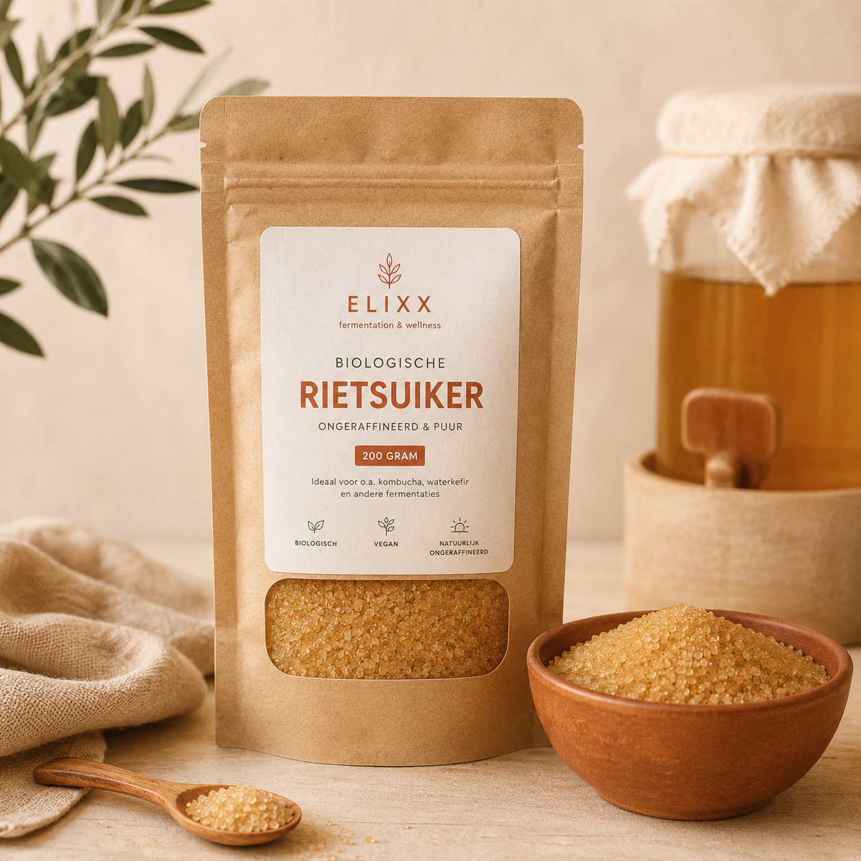 Bio rietsuiker 200g