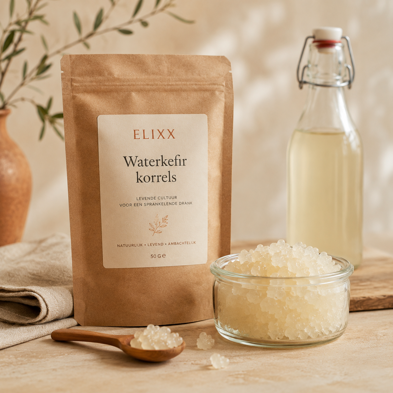Waterkefir korrels