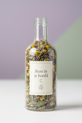 Glazen fles- 'Rust in je hoofd' blend