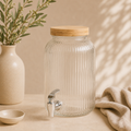 Glazen pot 3L - met kraantje