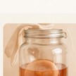 Kombucha in pot